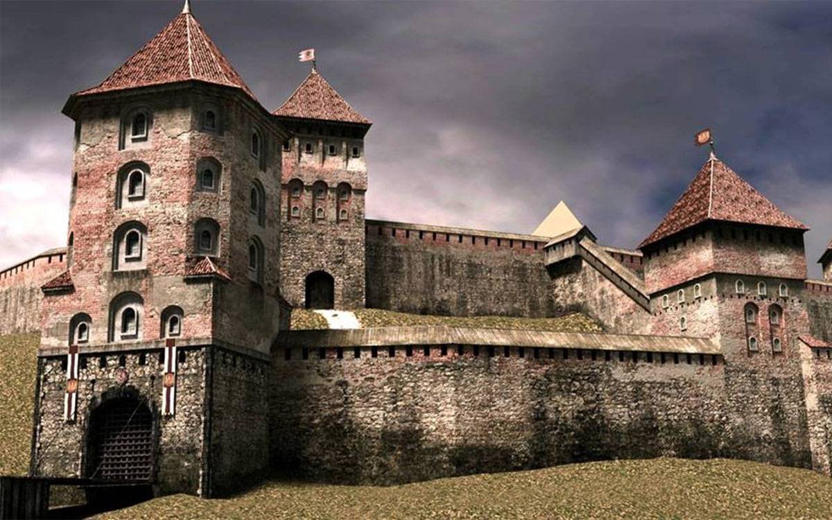 Новогрудский замок в 3D