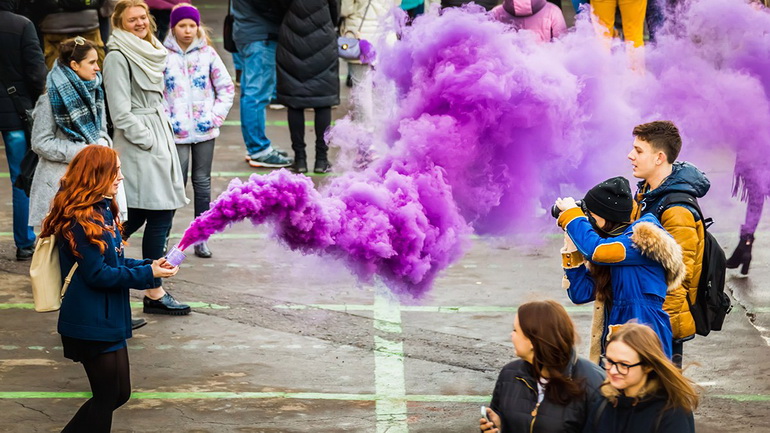 Фестиваль Цветного дыма 2017 в Минске