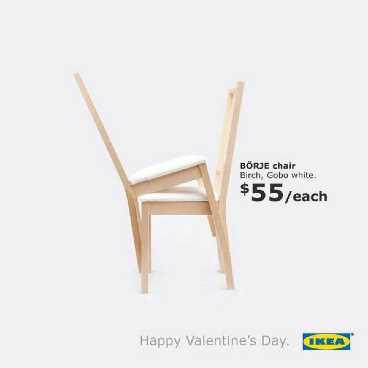 Реклама IKEA ко дню Св. Валентина
