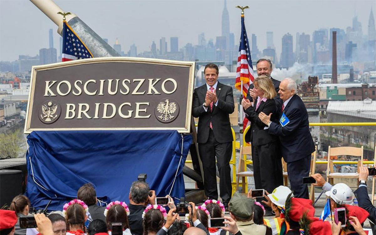 Новый мост имени Костюшко. В Нью–Йорке